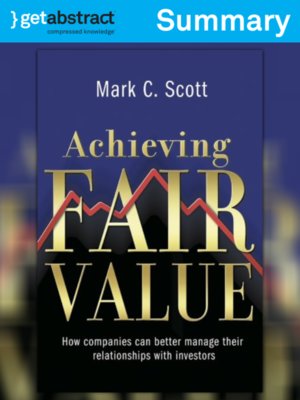 cover image of Achieving Fair Value (Summary)
